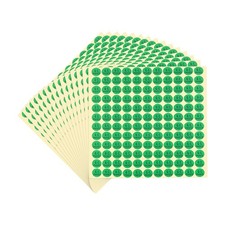 1980Pack QC Passed Stickers 0.5x0.35" Inventory Quality Control Stickers Green