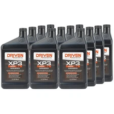 Driven Racing Oil 00306, XP3 Racing Oil, Synthetic 10W-30, 12 Quarts