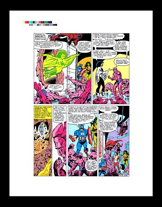 Al Milgrom Avengers #236 Rare Production Art Pg 21