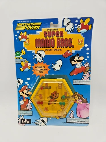 1988 Nintendo Power Super Mario Bros. Water Teaser SEALED Vintage Toy Game