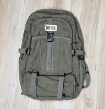 Diesel Backpack Y2K Vintage Soft-Canvas Greenish Gray Perfect Cond 20x15x8