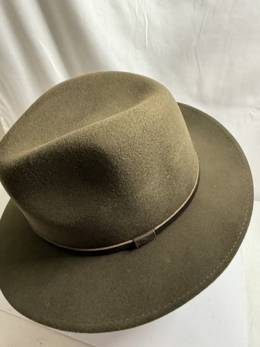 Will + Bear Little Calloway Olive Green Wide Brim Semi Soft Hat Wool UPF 50+ - Picture 5 of 13