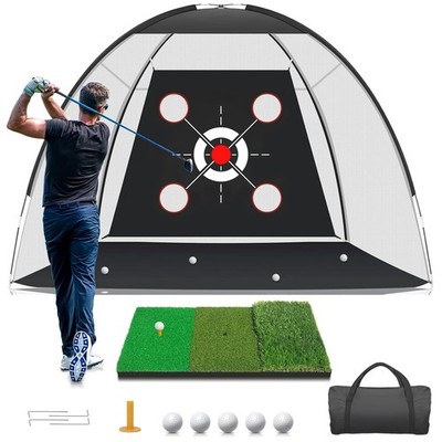 Golf Hitting Net Bundle - Indoor/Outdoor