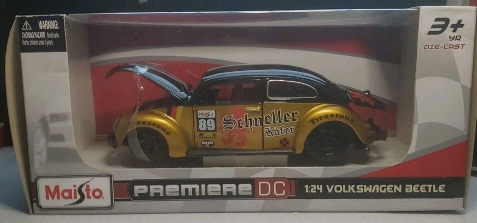 Maisto Premiere Volkswagen Oval Window Racing Beetle Schneller Kafer NEW/Sealed  - Image 2 of 4