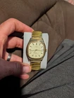 VINTAGE MENS TIMEX AUTOMATIC GOLD TONE WATCH - SELF WINDING AND RUNS