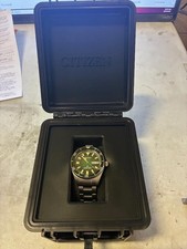 Citizen Men's Promaster Dive Automatic Green Dial Watch - NY0151-59X NEW