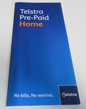 Telstra Pre-Paid Home Brochure - Telecommunications, No Bills, No Worries - 2004