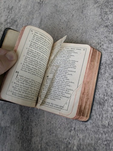 The Hymnal Protestant Episcopal Church 1892 Bible Thomas Nelson And Sons Mini - Picture 12 of 12