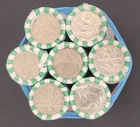 7 Dime Rolls Unsearched OBW $35 FV Possible Silver Coin Hunt