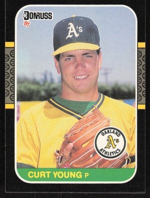 1987 Donruss #344 Curt Young   - FREE SHIPPING