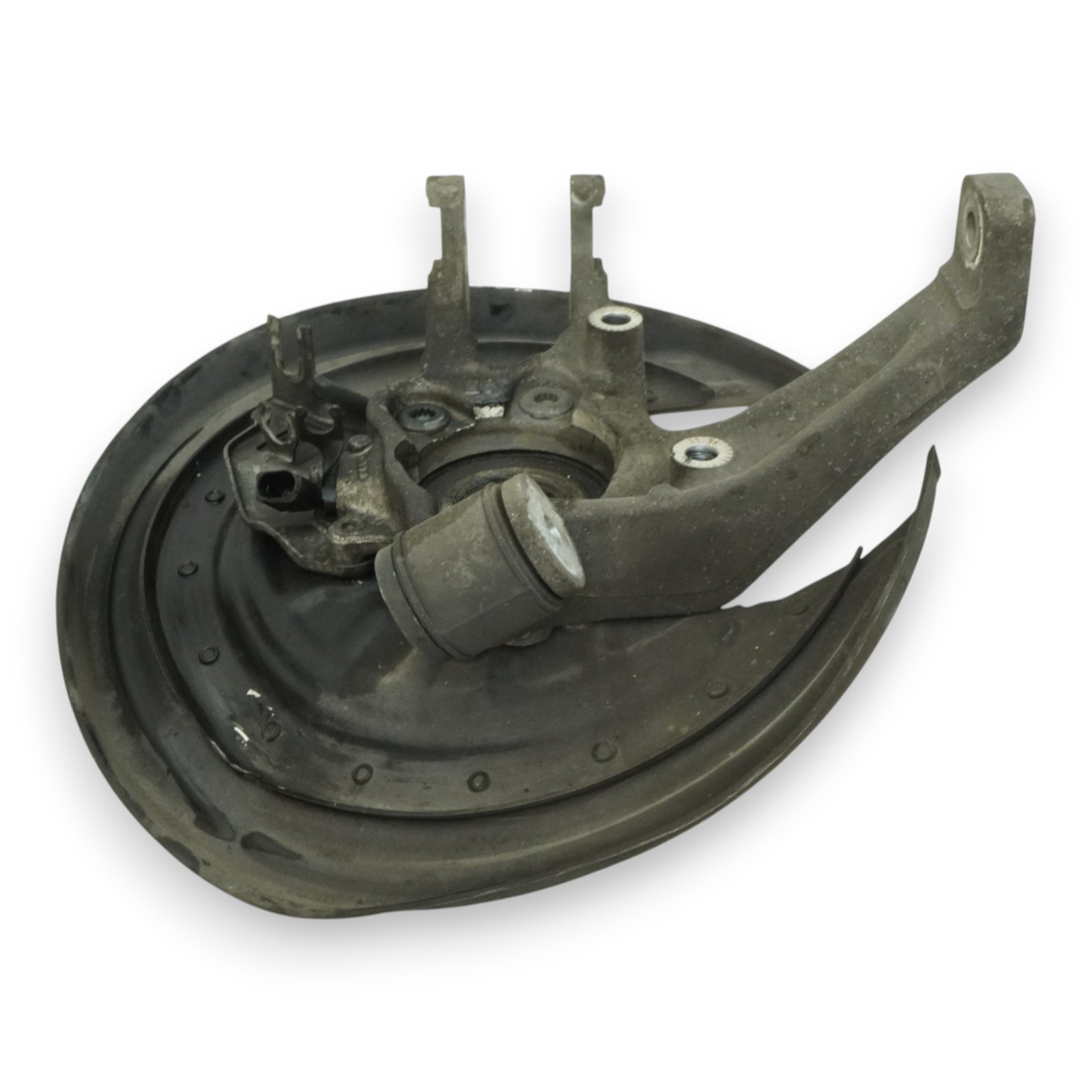 03-12 Bentley Continental GT Spindle Knuckle Hub Rear Right Passenger Side OEM
