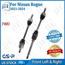OE Front Pair Left Right CV Axle Shaft For 21 22 23 24 Nissan Rogue L3-1.5L FWD