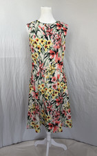 Tommy Hilfiger: midi floral A-line sleeveless dress size 8