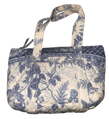 Vintage Vera Bradley Petite Paddy Bag Blue Toile Retired 2001 Quilted Purse NWT