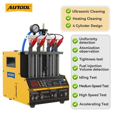 AUTOOL CT160 Ultrasonic Fuel Injector Cleaner Tester Injector Cleaning Machine 