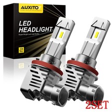 4X Bombillas de faros LED AUXILIAR para Chevy Malibu Impala H11 H9 haz alto bajo blanco