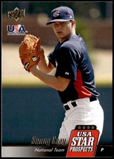 2009 Upper Deck Signature Stars #USA-29 Sonny Gray USA Star Prospects Rookie E1