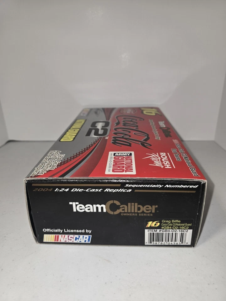 Greg Biffle #16 Coca Cola C3 National Guard 2004 Ford Taurus. 1/24 sc. Diecast - Image 3 of 4