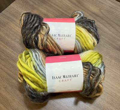Isaac Mizrahi Craft Premier Yarns Acrylic / Wool 4oz/ 68yds ea. Lot of 2 Skeins