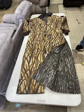 Vtg WALLS REVERSIBLE Realtree /waterfowl Camo Blizzard Pruf Coveralls Lg/XL