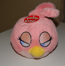 Angry Birds Pink STELLA Plush 5" Stuffed Animal Rovio Commonwealth 2012 weak snd