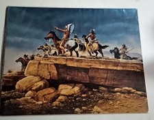 Native American Indians On Horseback Poster 20x16