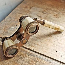 Antique Marine Spyglass Collectible Brass Binocular Vintage Gift For Christmas