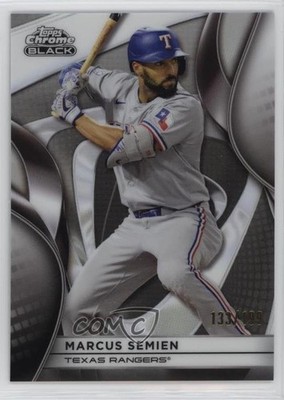 2025 Topps Chrome Black Refractor 133/199 Marcus Semien #124 0s2w