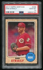 2017 Topps Heritage Dan Straily #498 SP PSA 10 (28602193)
