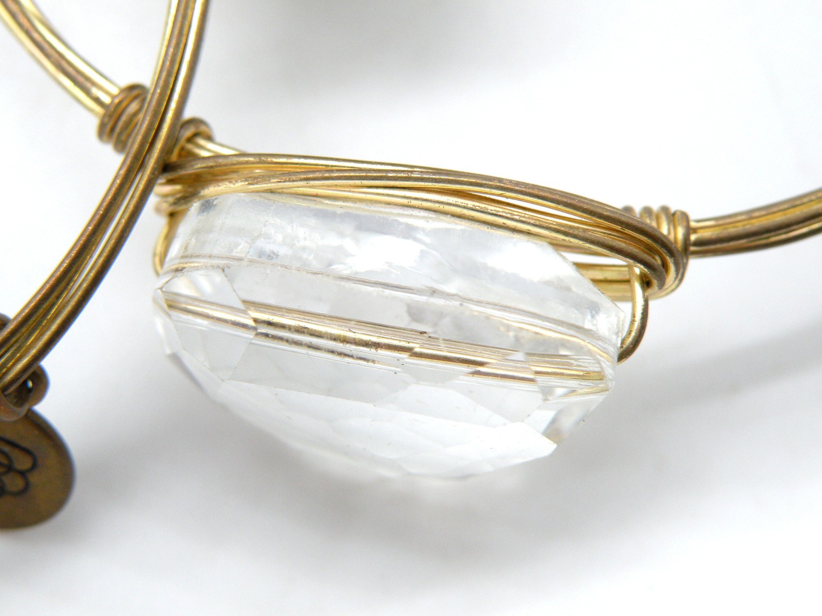 2X Bourbon Bowties Signed Crystal Wired Jewelry G… - image 4