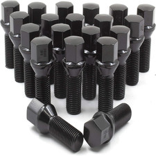 Wheel Accessories Parts 20 Pcs M12 X 1.5 12 X 1.5 Thread Acorn Seat Lug Bolt