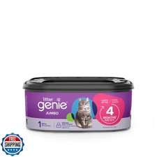 Litter Genie Refill Bags  Jumbo 1-Pack, 28 Total ft  Up to 4 Months of Supp