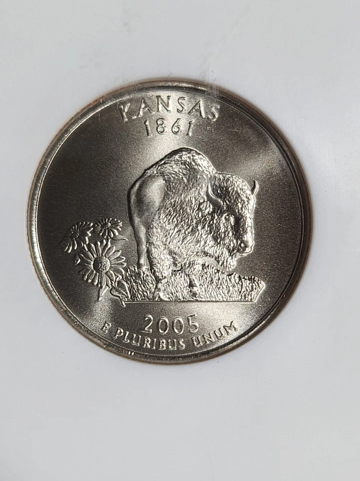 💎💎2005 D&P SMS 25C KANSAS MS67 NGC DUO! Great Value Free Shipping 💎💎 - Image 3 of 4