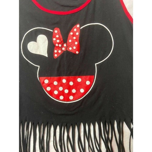 #3529 Womens black minnie mouse tank size L - Picture 5 of 8