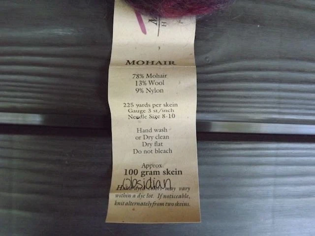 Пряжа Mountain Colors с ручной росписью цвет ОБСИДИАН смесь из мохера полная 4 унции. моток - Изображение 2 из 3