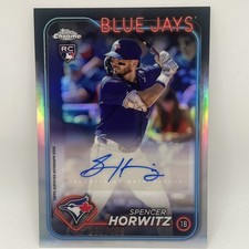 2024 Topps Chrome Update Series - Autographs Spencer Horwitz #AC-SH Refractor...