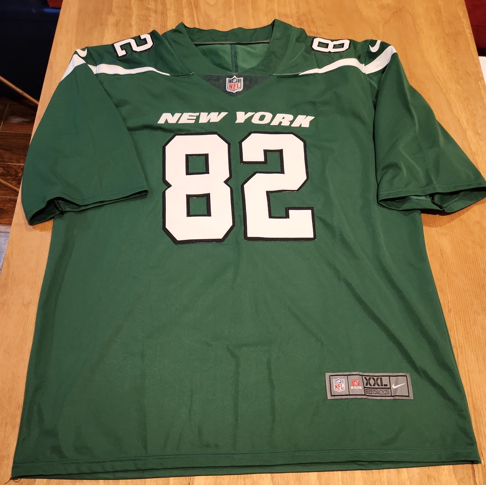 NEW YORK JETS NFL SHIRT JERSEY NIKE SIZE XXL MEN #82 JAMISON CROWDER 