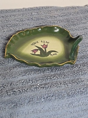 2003 Blue Sky Place t lite here Leaf Tray 7x5.5