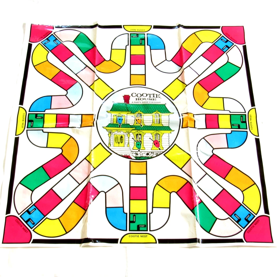 Cootie House Board Game 1966 Schaper Manufacturing Vintage - Image 4 of 4