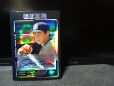 2005 Topps Chrome Auto (RC) Josh Geer #UH228 Black Refractor /200 PADRES MINT