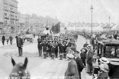 azs-1 Pfadfinder, Empire Day, Hove Brighton, Sussex 1912. Foto
