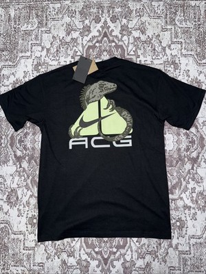NWT Nike ACG Dri-Fit Iguana T-Shirt HJ0884-010 Black Men's Size