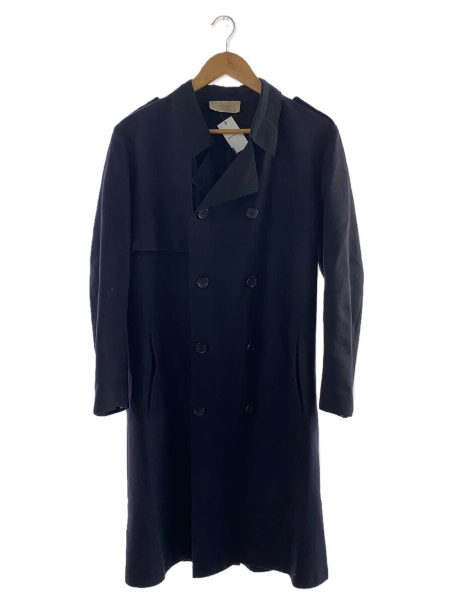 Maison Flaneur Long Coat/-/Wool/Navy/Navy/Plain 3448