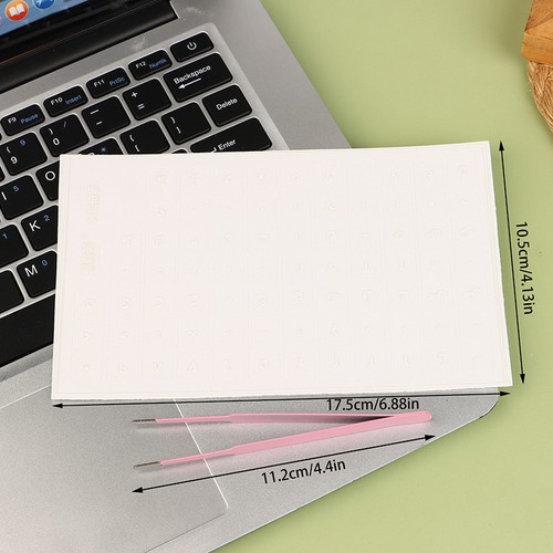 Arabic Language Tear-Off Film Keyboard Sticker Desktop Laptop Key Sticker Si _yy - Photo 16/16