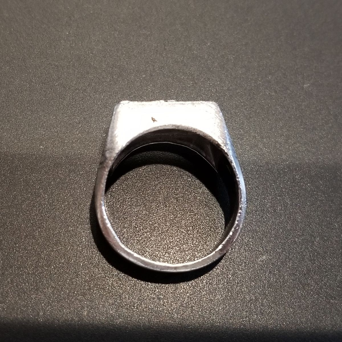 50's頃 VARGAS社製 イニシャルレター H スクエアシグネット ヴィンテ 50's Vargas Initial Letter JH 925 Silver Vintage Signet Ring