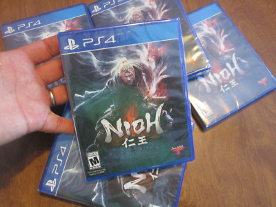 Nioh PS4 Sony AUTHENTIC BRAND NEW FACTORY SEALED blue case TEAM NINJA READ