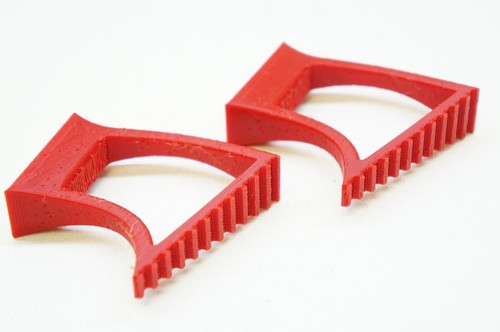 MSI Laptop Stand Riser Elevated Angled Mount for GL65m & others (2-pack, red) - Picture 6 of 10