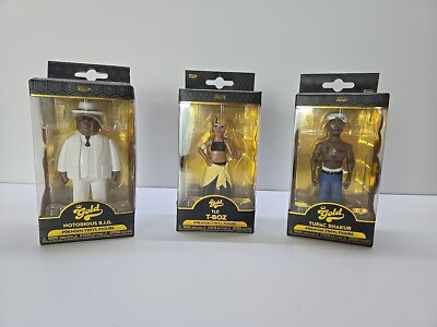Funko Gold Premium Vinyl Figure 5'' Notorious B.I.G. TLC T-Boz & Tupac Shakur