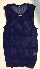 Biotex Biolux XS-S Blue Sleeveless Net Tank Top
