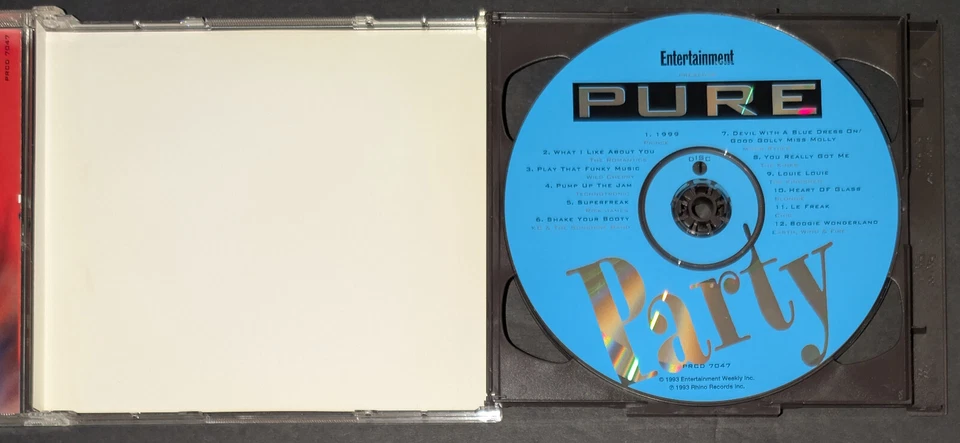 Entertainment Weekly Pure Party 2 x CD Set 1993 Promo Prince Technotronic Rocky — 第 4/4 张图片